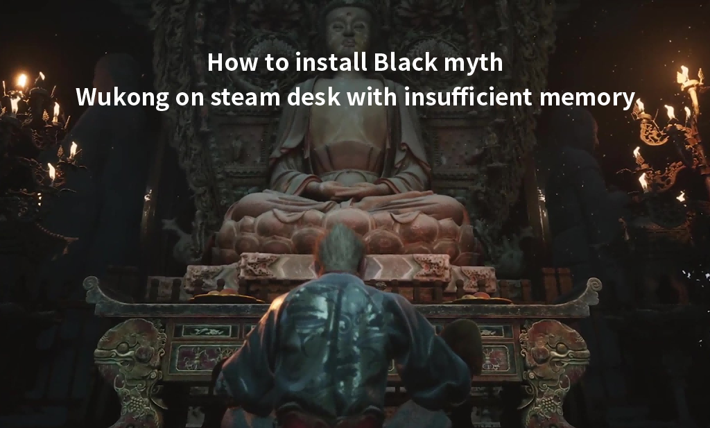 How to install Black Myth: Wukong on a portable hard drive on Steam Deck.